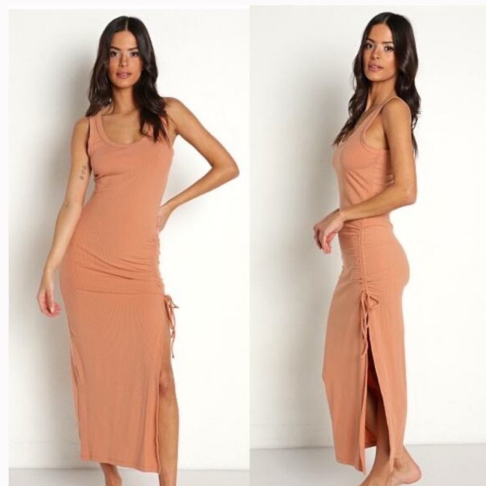 L*SPACE Sandpiper Dress in Putty color